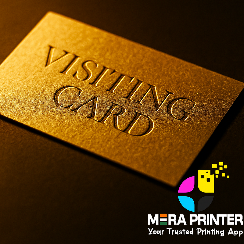 Gold Foil Visiting Card