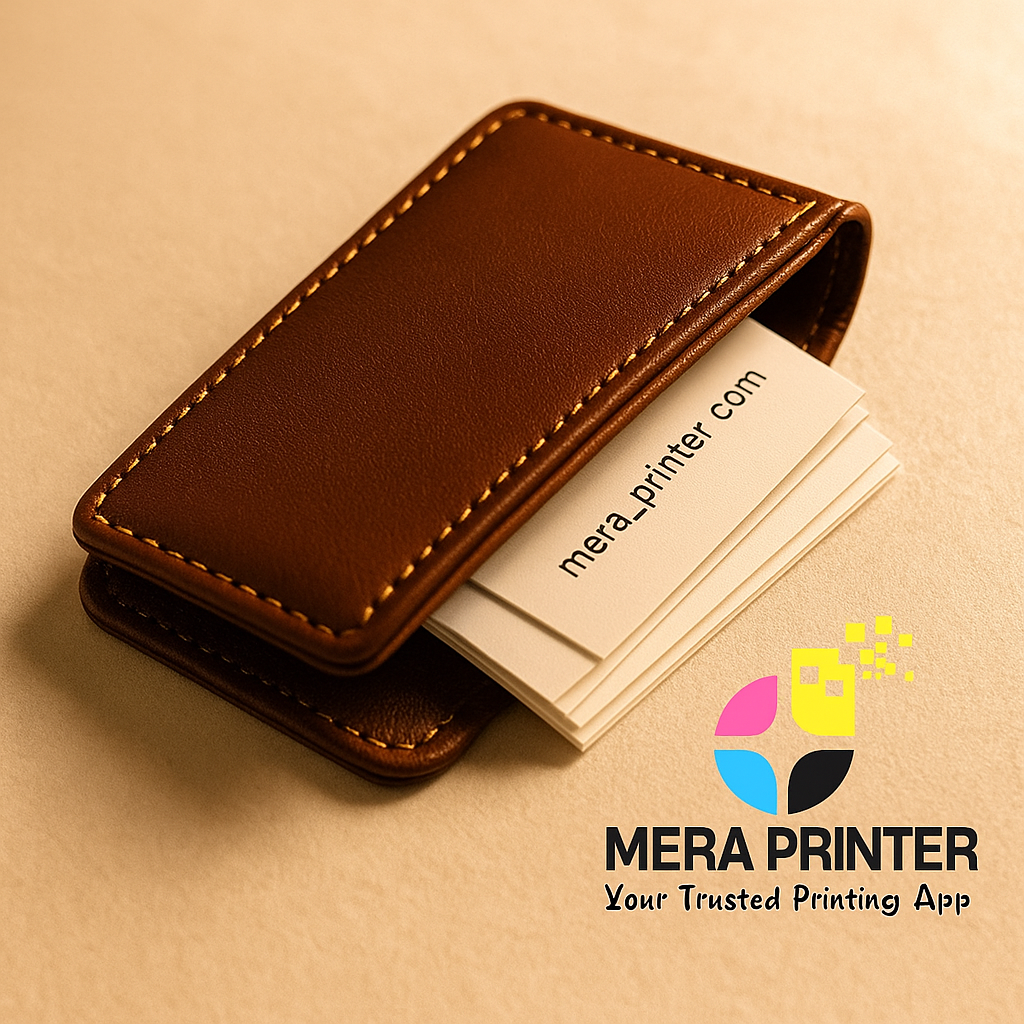 Leatherette Visiting Card Holder
