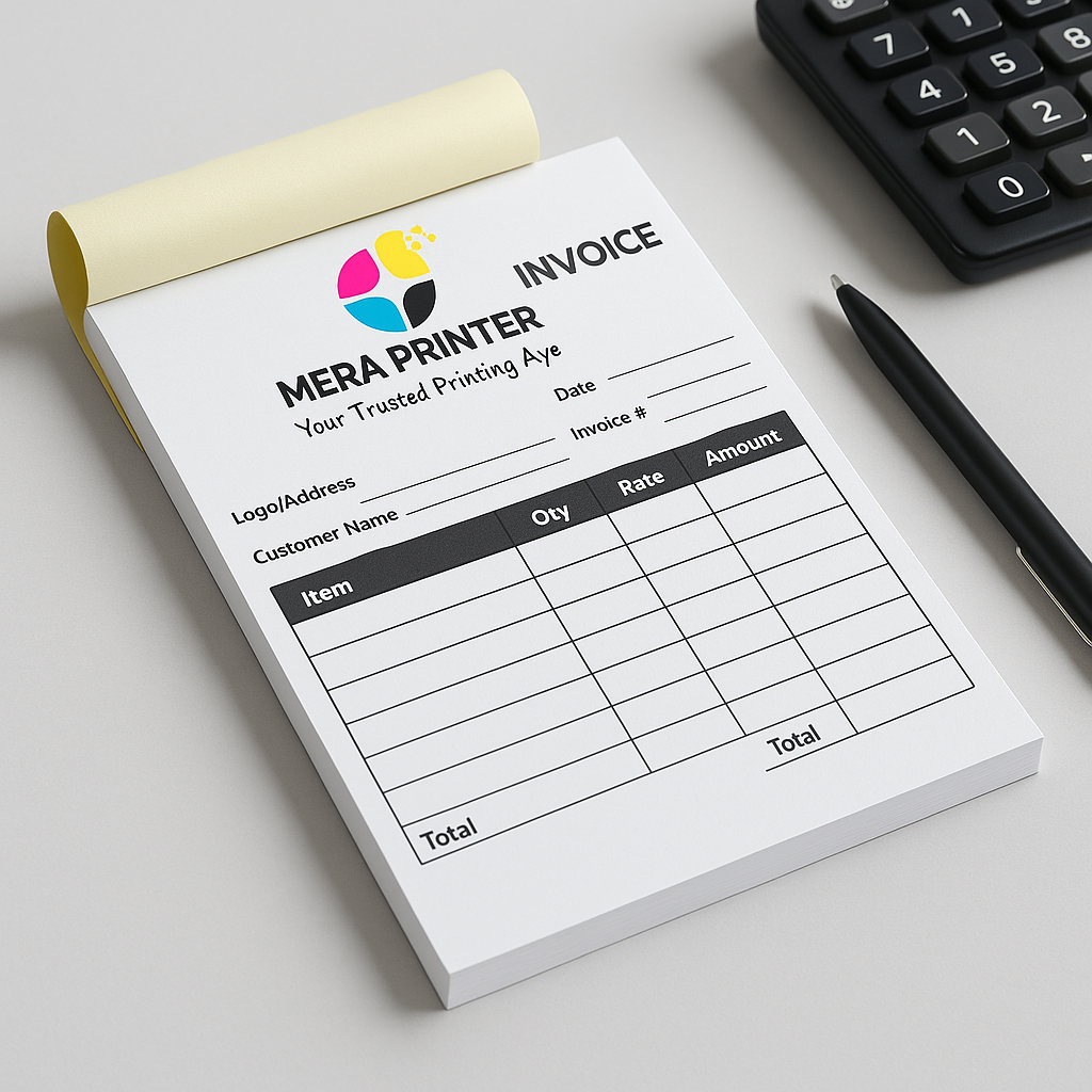 Bill Book-Double Paper 3.8” × 11”