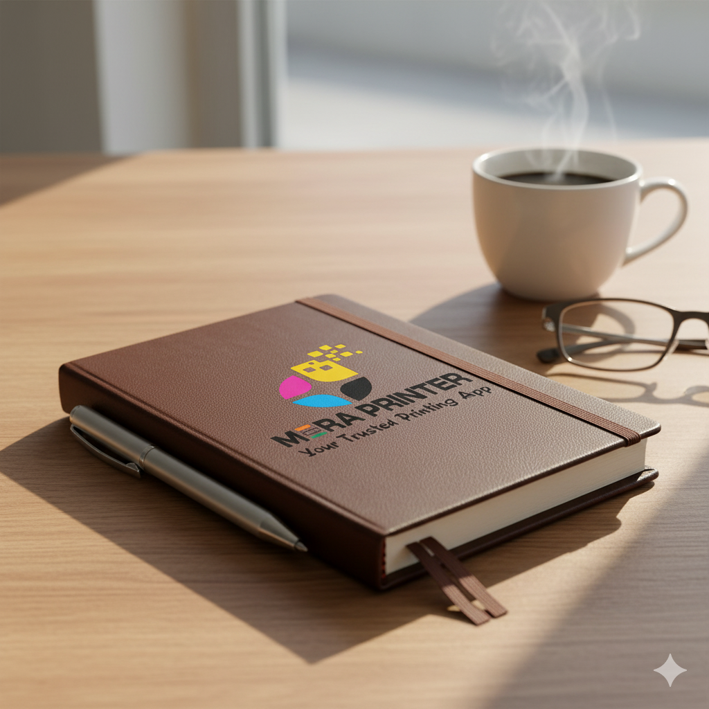 Diary with Pen Holder