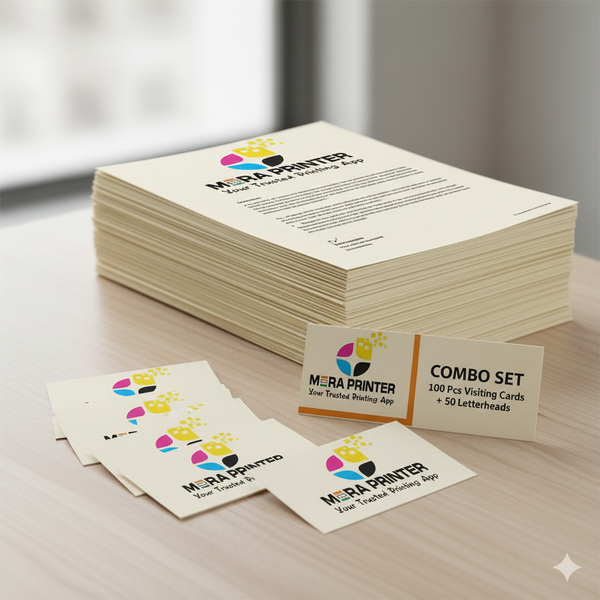 100 Pcs Standard Visiting Card + 50 Letterhead