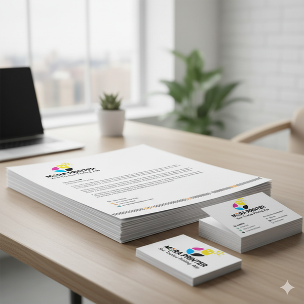 100 Pcs Classic Visiting Card + 100 Letterhead